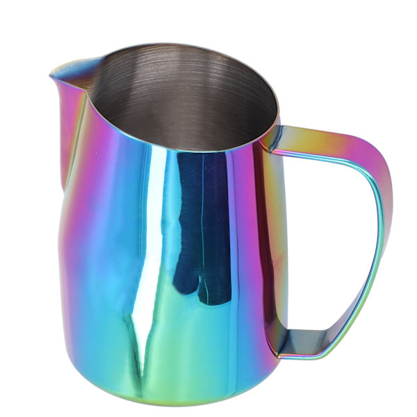 450 ml rustfritt stål kaffemjølkeskum latte kopp mugge for hjem kaffe fargerik