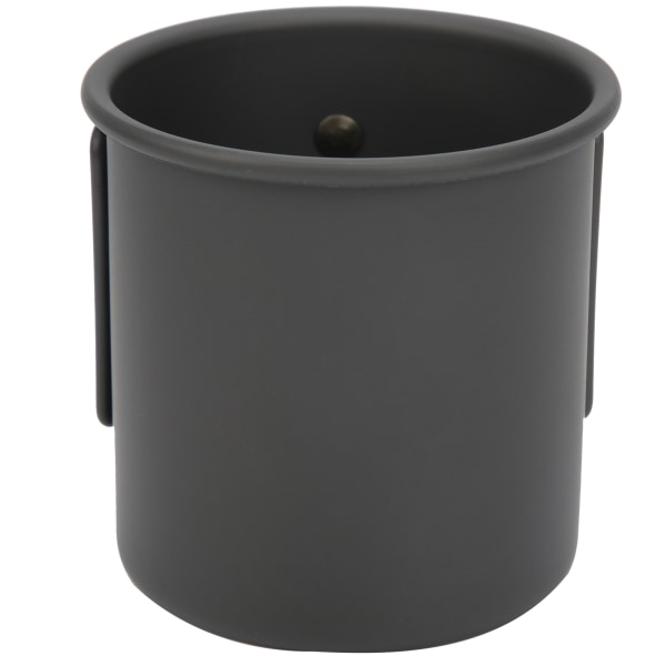 Utomhuscamping drickskopp med vikbart handtag Kaffemugg i aluminiumlegering Svart