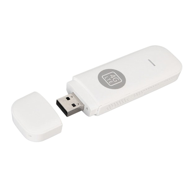 4G LTE USB WiFi -modeemi SIM-korttipaikalla, nopea, lukitsematon, kannettava 4G-reititin, matkakohde, maailmanlaajuinen, valkoinen