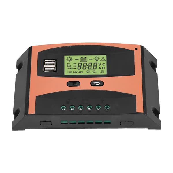 12V 24V MPPT Solar Charge Controller LCD Display Auto Battery Regulator 60A