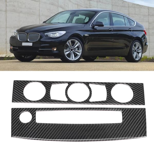 Kulfiber AC Panel Cover Trim BMW 5-serie 2008 2010