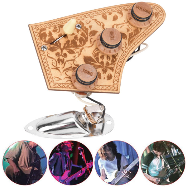 GU241 Pre-wired ledningsnät Fartygsformad elgitarrförstärkare Gitarrtillbehör
