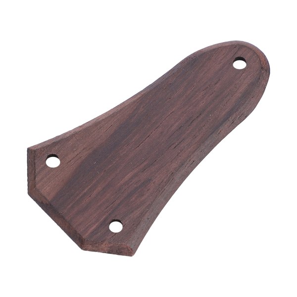 3 Hål Rosenträ Truss Rod Cover för gitarrdelar tillbehör