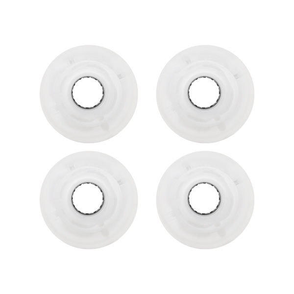 78A 60x45 mm højelastisk skateboard flashhjul PU fyld til Longboard Cruiser Board (hvid)