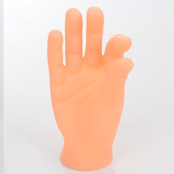 Sæt med 5 små hænder mellemfinger dukker Mini venstre og højre hånds spil legetøj