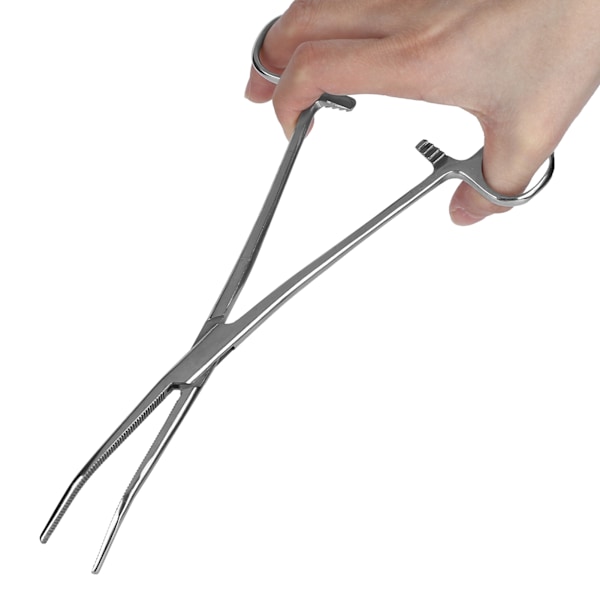 22cm/8,7 tommers hemostatisk hemostat tang bærbar rustfritt stål tang hårpinsett for husdyr fiske buet spiss