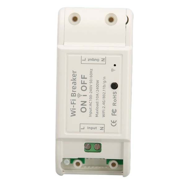 WiFi Smart Switch Håndfri Stemmestyring Bryter Hjemmeapparat På Av Bryter AC100‑240V