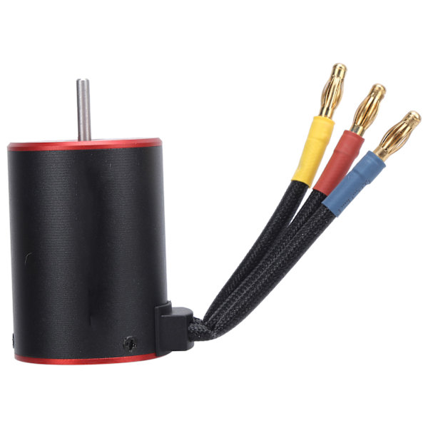 RC 3650 2300KV 4-polet vandtæt børsteløs motor med 4 mm bananstik til 1/10 RC bil opgraderingsdele