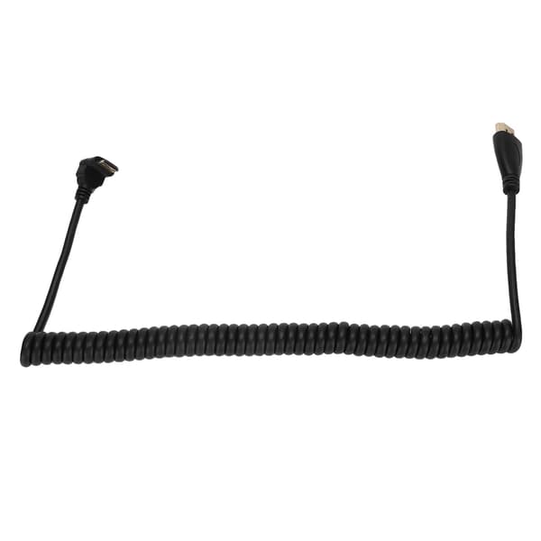 HDMI A till HDMI C Spiralkabel Video Ljudadapter