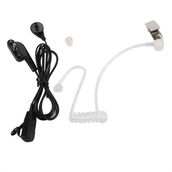 3,5 mm PTT MIC Air Conduit Walkie talkie i øret Akustisk rør øreplugg for Vertex Radio