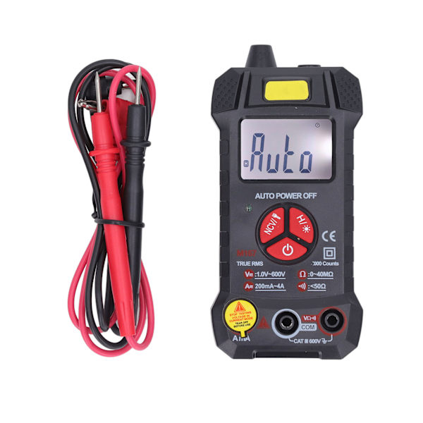 Multimeter Automatisk Genkendelse Nøjagtig Bærbar Professionel Digital Multimeter