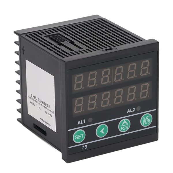 BERM 6-sifret multifunksjonell teller industriell samlebånd LED digital skjerm timer måler 100–240 VAC