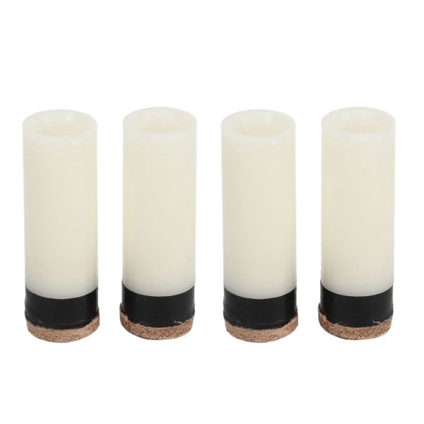 12 STK Pool Cue Tips 11mm PU lær og plast Universal Cue Tips Erstatninger for Billiard Hall