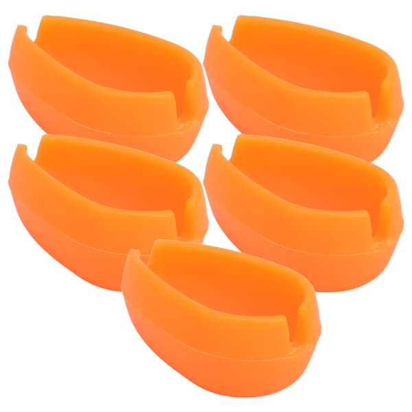 5 stk. Inline Method Feeder Agnform Silikon God Elastisitet Ikke-giftig Fiskeutstyr (Oransje)