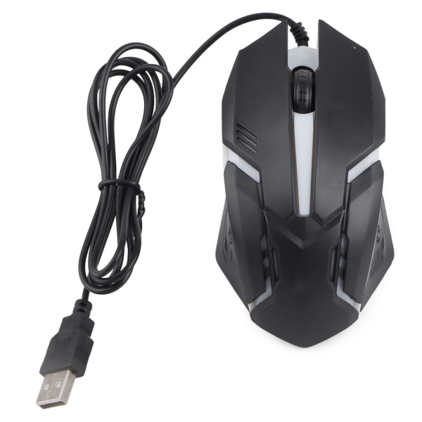 USB-mus M3 Bakgrunnslysmodus Kablet mus Ergonomisk design Datamus for Macbook Laptop PCSort