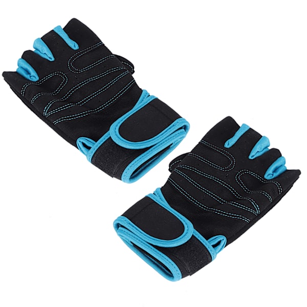 Half Finger Fitness Beskyttelseshandsker AntiSlip håndledsstøtte Vægtløftningshandsker(M)