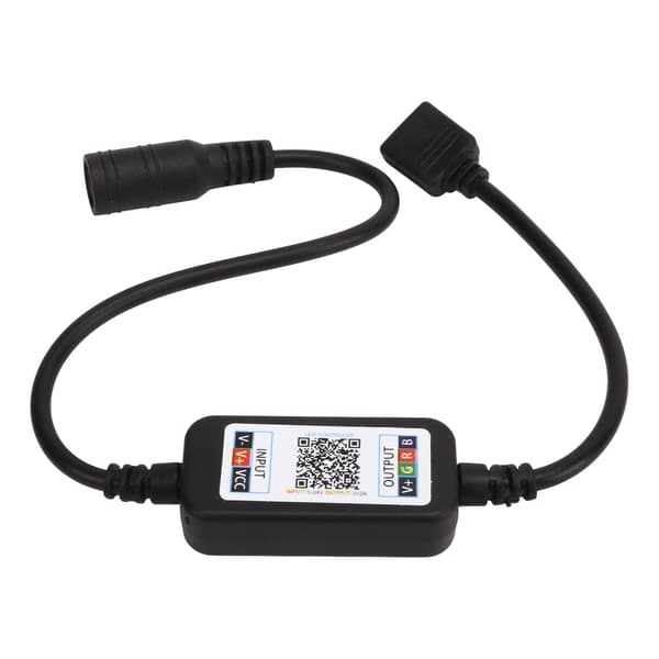 2 stk. Mini LED Controller Bluetooth RGB Musik Controller USB 5V DC 5‑24V 4 Pin LED Kontrol Til 5050 LED Strip Lys