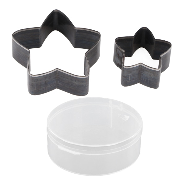 2Pcs Leather Cutting Die Star Shape Punch Cutter Craft Mould Tool for Fabric DIY