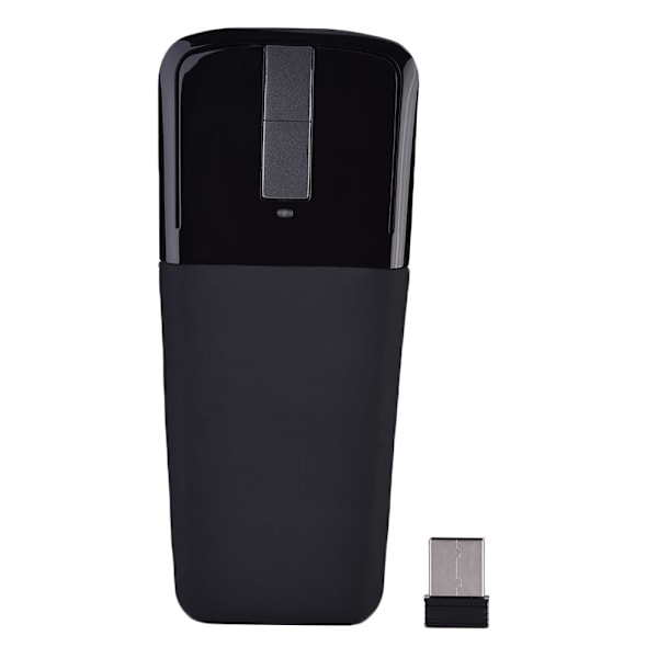 2,4 GHz:n kokoontaitettava langaton kaarikosketushiiri hiiret USB vastaanotin PC:lle Kannettava Smart TV Musta