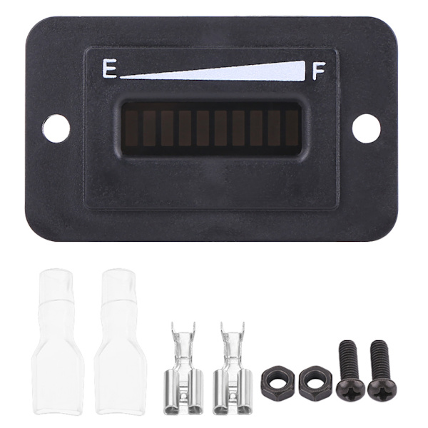 12V/24V LED Digital Batteriindikator Mätare för Golfbil