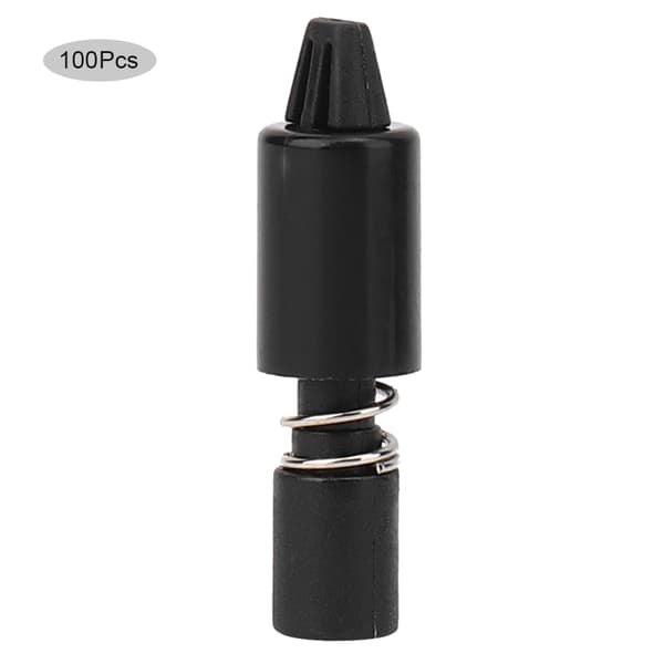 100 st CPU-kylflänsfäste Vattenkylningssystem Datortillbehör Nylon Svart 22MM för Intel