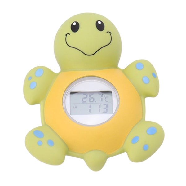 Baby Bad Termometer Smart Cartoon Söt Sköldpadda Badrum Multifunktionell Vatten Termometer