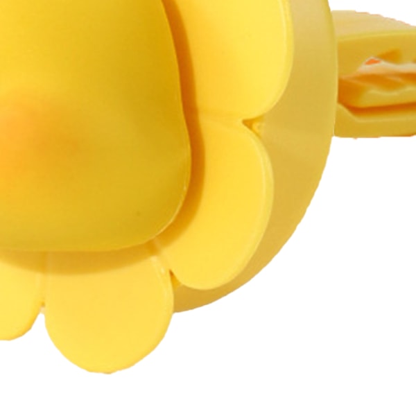 Bil Luftutlopp Vent Luftfräschare Söt Liten Blomma Rotation Fläkt Bil Vent Clip Doft Diffusor för Bil Interiör Dekoration Anka