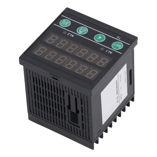 BERM 6-cifret multifunktionel tæller industriel samlebånd LED digital display timer meter 100-240VAC
