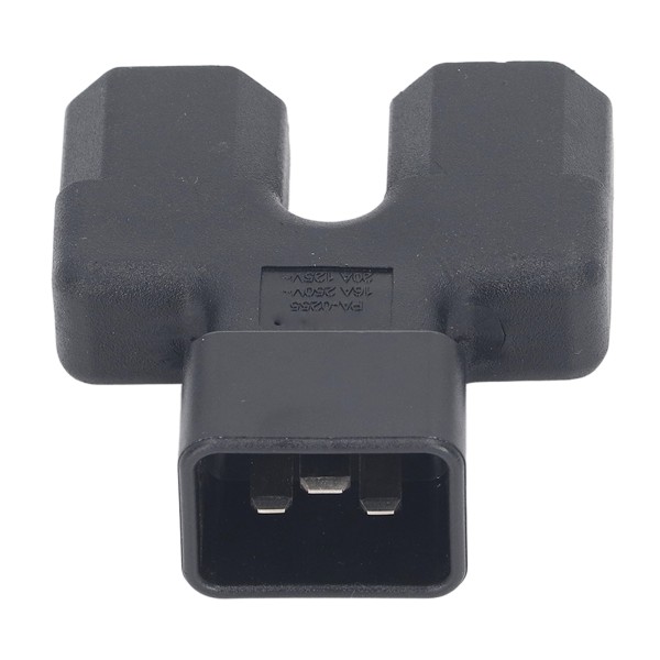 IEC320 C20 til Dual IEC320 C21 Strømadapter C20 Han til Dual C21 Hun 1 in 2 Out AC Power Adapter til PDU Server 125V-250V