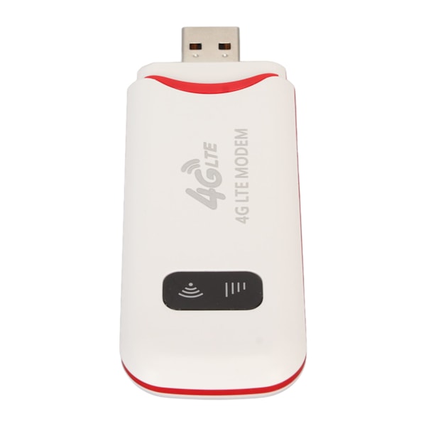 4G Mobil WiFi SIM-kort Slot 300Mbps Låsning Pocket Hotspot Enhed Trådløs Netværk Router Hvid