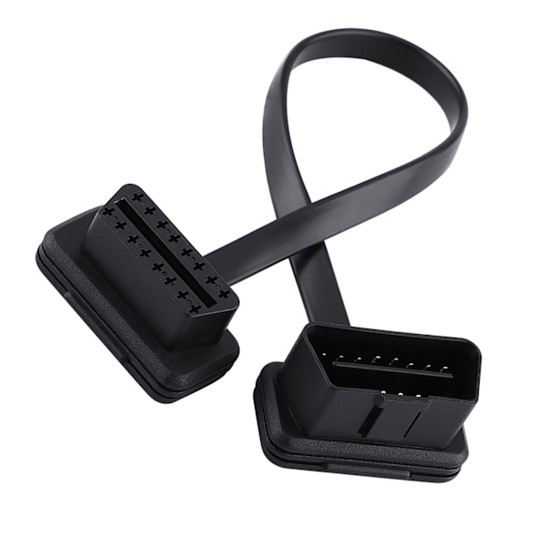 Bil Auto 16-polig Han till Hon OBD2 Förlängningskabel Diagnostisk Adapter 30cm/12 tum Längd