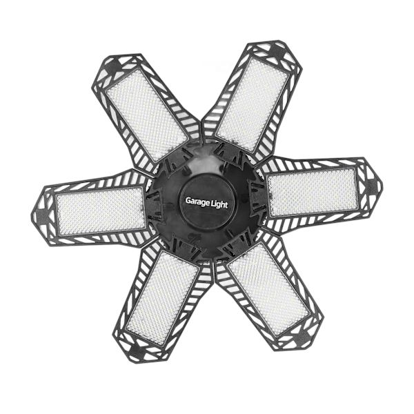 LED-tallivalo 1800LM 24W 6-lehtinen taitettava hyvä lämmönpoisto LED-varastovalo 85-265V