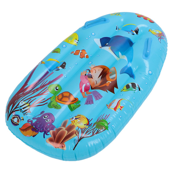 Oppustelig Surfboard Pool Float Fortykkelse Store Søde Mønstre Børns Svømme Ringe til Svømmebassin Vandaktiviteter