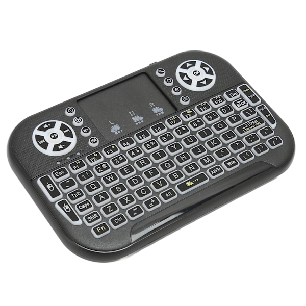 Mini trådlöst Bluetooth tangentbord med stöd för pekplatta 2,4 GHz RF Multi Touch Uppladdningsbar handhållen tangentbordskontroll för PC