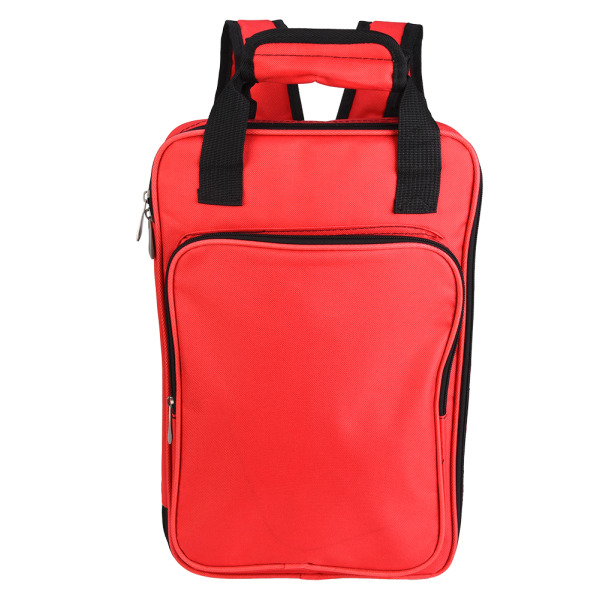 Drum Stick Laukku Paksutettu puuvillainen Multi Punainen Double Strap Bag