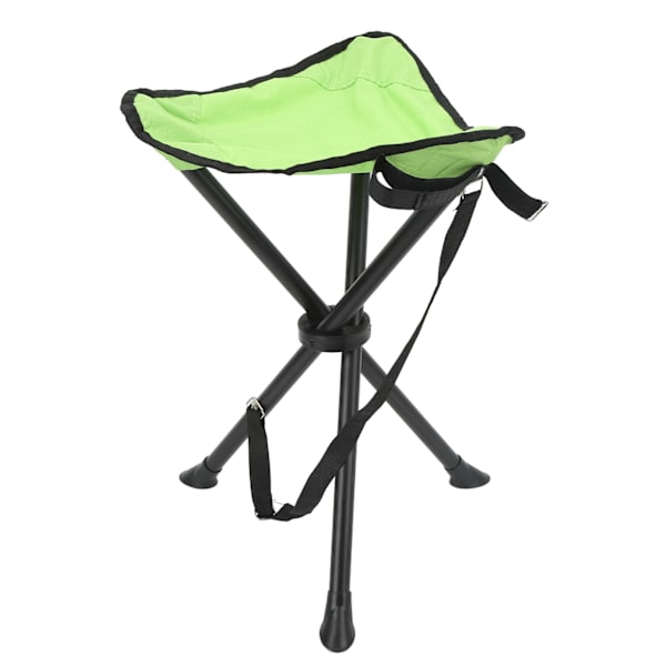 Foldbar Tripod Skammel 200KG Bæreevne Anti-Skrid Sikker Stabilitet Bærbar Foldbar Stol til Udendørs Fiskeri Camping Picnic Grøn