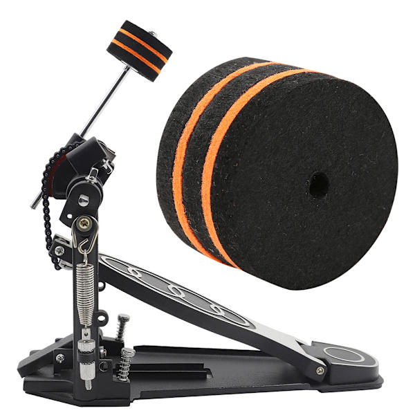 Drum Beater Head Double Color Cotton Felt Mallet Hammer Head Lyömäsoittimet