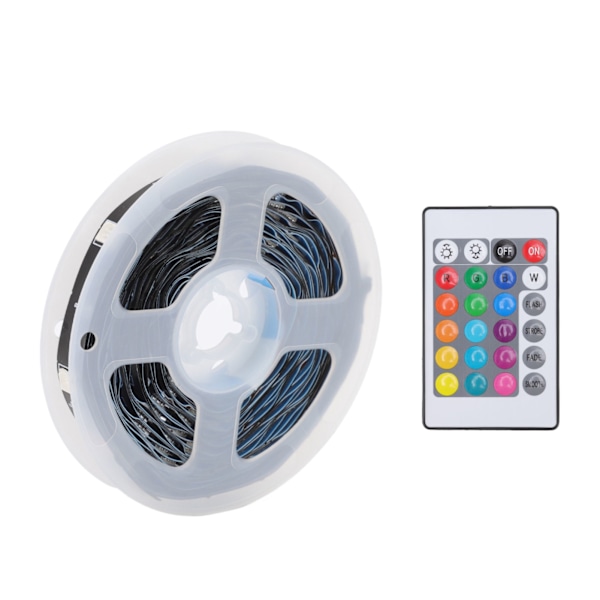 WiFi RGB-stripebelysning Multifunksjon APP-kontroll Dimmer 5050 Smart LED-stripebelysning for hjemmefest KTV 16,4 fot