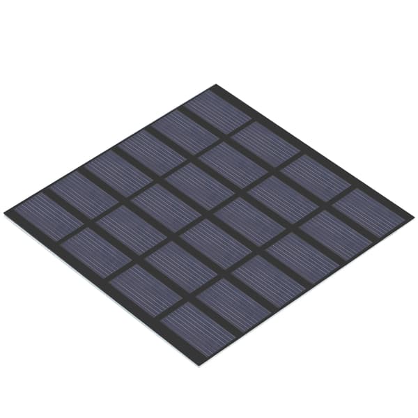 1.5W 6V Mini Polysilicon Solcellepanel PET Laminert Brett DIY Batterilader for Utendørs