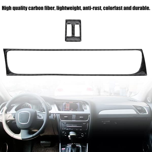 Carbon Fiber AC Ventilationsdæksel til Audi A4 B8 2007 2016