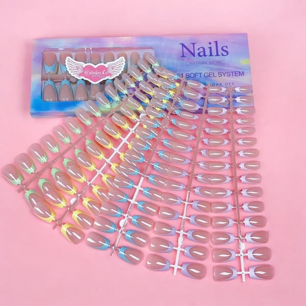 Tekokynnet 126 French Tip Mix Color