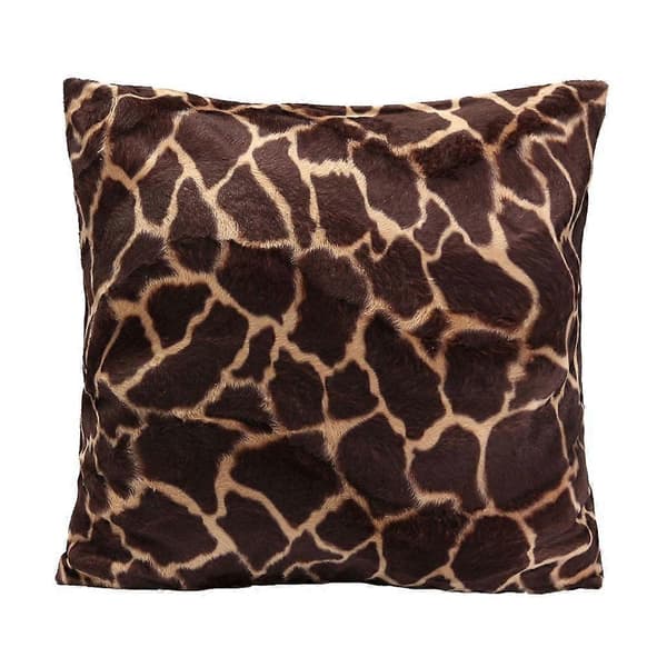 45 cm Dyremønster Leopard Zebra Pudebetræk Sofadekor #01 A 4 A 4 45x45cm
