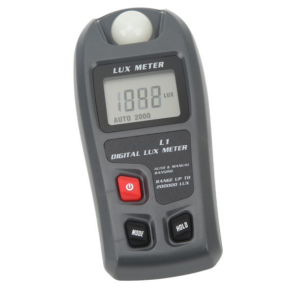 Digitalt lysmåler Illuminance Tester Luxmeter Illuminometer Automatisk avstengning LCD-skjerm