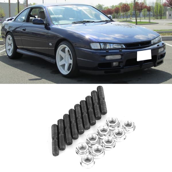 9 stk. turbobolter + låsemutter passer til S13 S14 S15 SR20 CA18