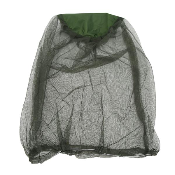 Myggnät Mesh Flugmygg Skärmskydd för utomhusvandring Fiske Camping Green