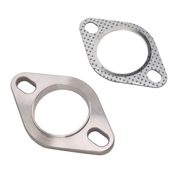 2 Bolter 2 tommers Eksosflens Tilkoblingssett Rustfritt Stål for Eksos Downpipe Catback Headers