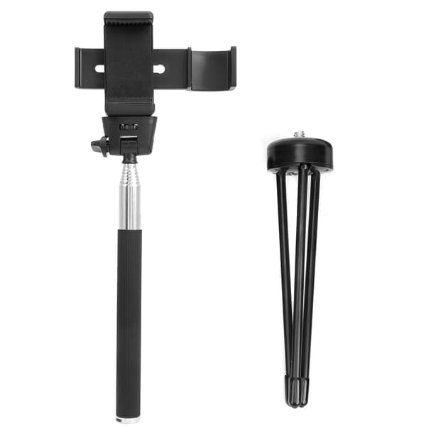 Professionelt Tripod Selfie Stick Mobiltelefonholder Support Mount Sæt Passer til OSMO Pocket