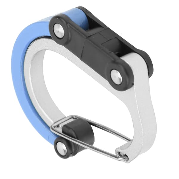 Utomhus Aluminiumlegering Karbinhake Clip och Krok Mini för Resor/Bagage/Små Väskor Blå