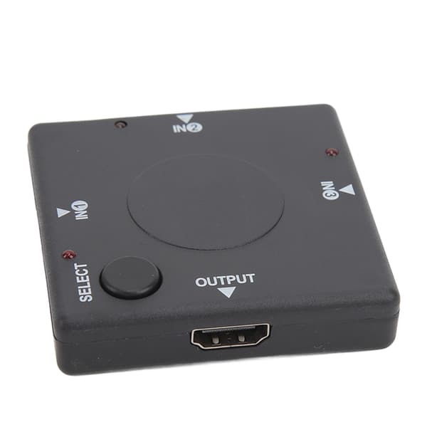 3 i 1 Ut-bryter 1080P HD Multimedia Interface Splitter Adapter Videokonverter for Bærbar Datamaskin