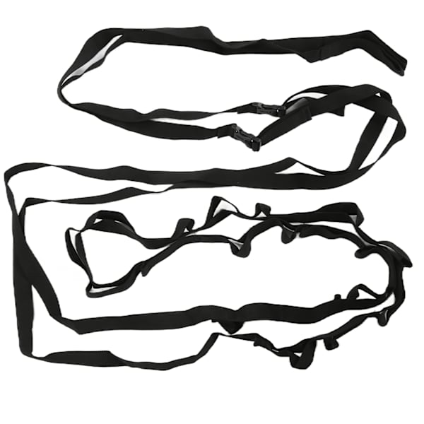 Camping Clothesline Outdoor Travel Accessories Säilytysköysi 19 renkaalla ripustamista varten